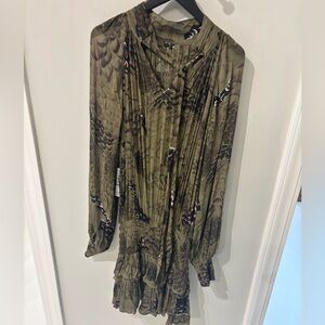 Ronny Kobo Tonchi Dress in Jade Camo